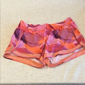 Athleta Women's Orange and Purple Athletic Shorts